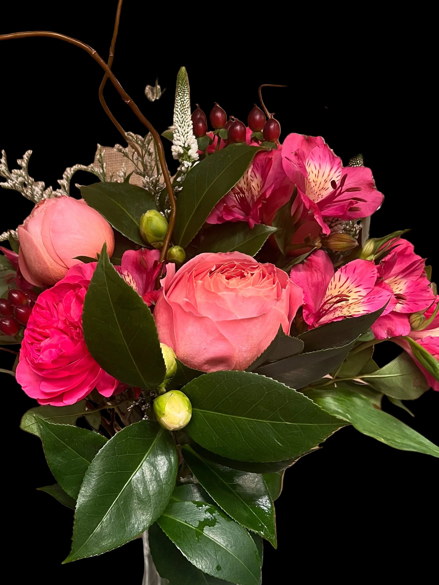 Bright Floral Arrangement in a Vase