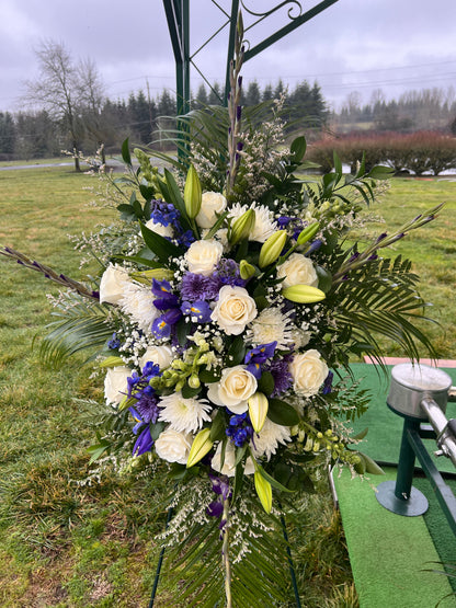 Standing Spray | Elegant Funeral & Sympathy Flowers