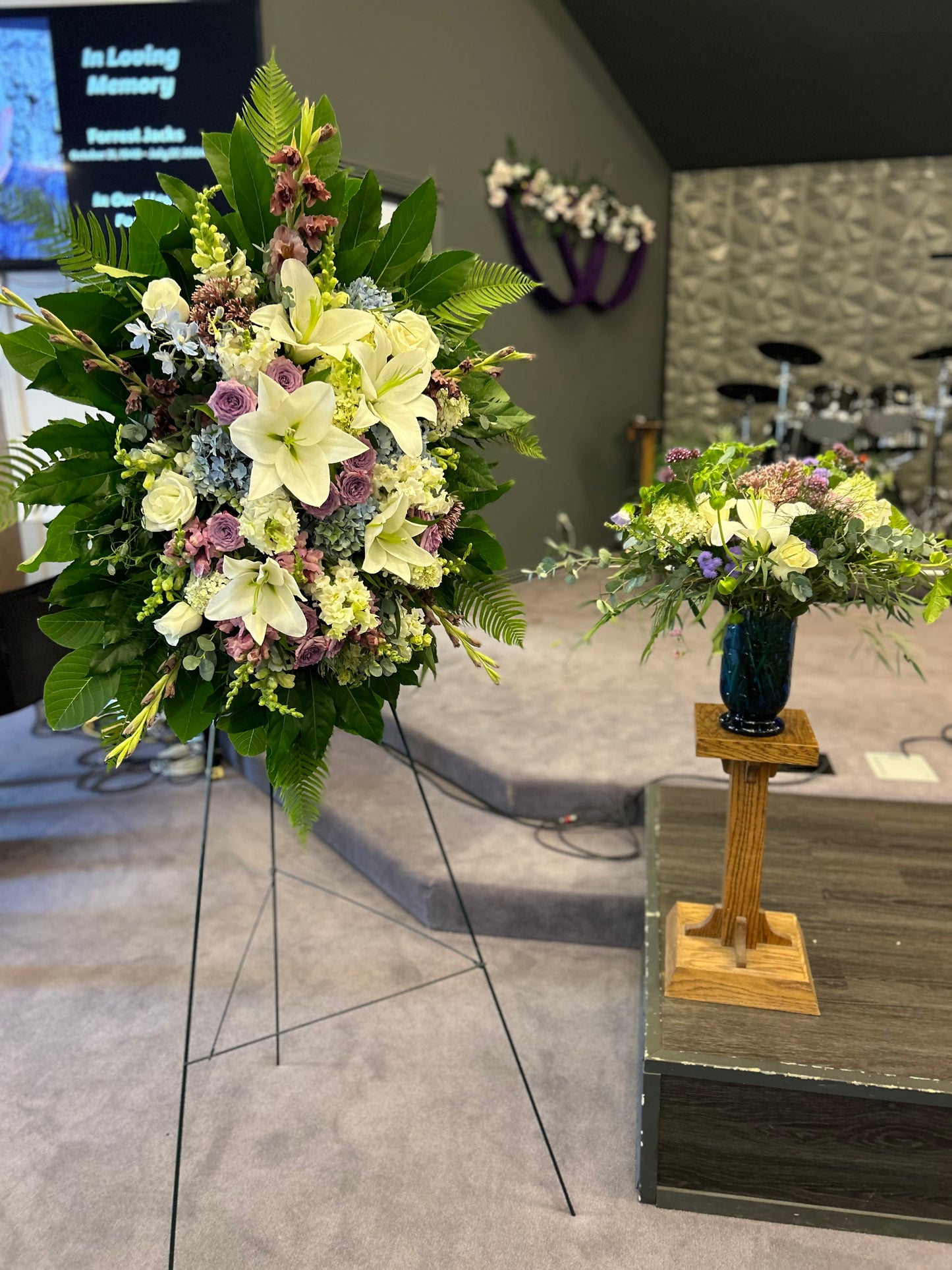 Sympathy Vase Arrangement | Elegant Funeral & Memorial Flowers