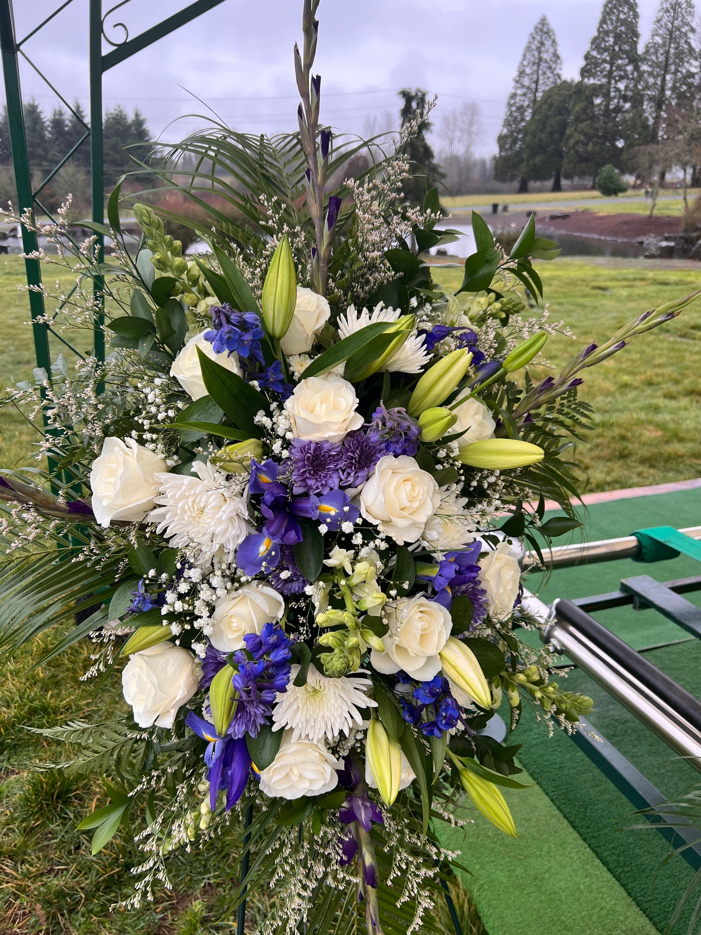 Standing Spray | Elegant Funeral & Sympathy Flowers