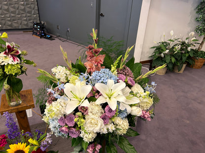 Large Rose & Lily Bouquet – Funeral, Sympathy & Celebration of Life
