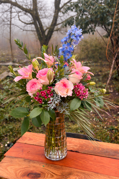 Sympathy Vase Arrangement | Elegant Funeral & Memorial Flowers