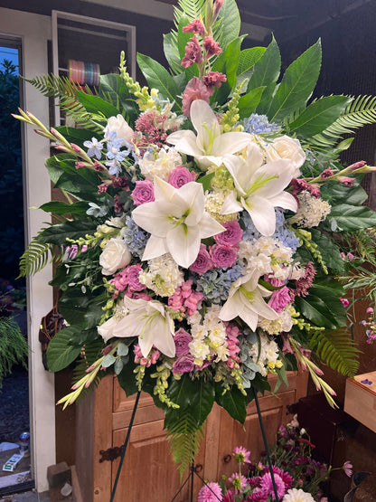 Standing Spray | Elegant Funeral & Sympathy Flowers