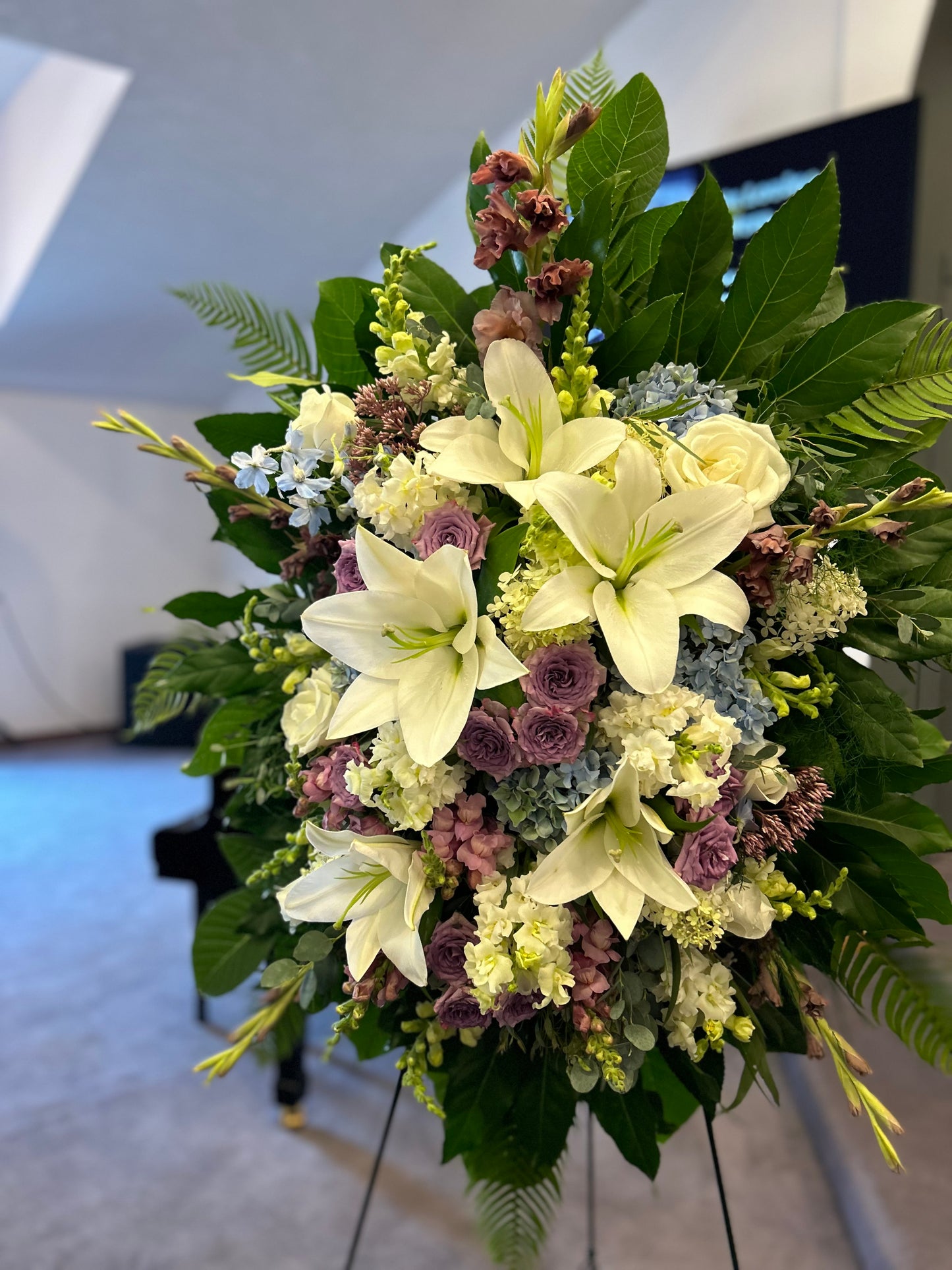Standing Spray | Elegant Funeral & Sympathy Flowers