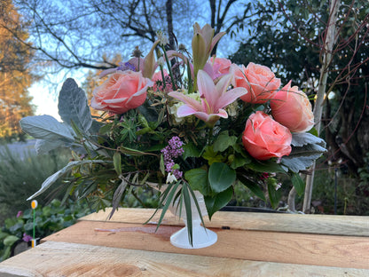 Sympathy Vase Arrangement | Elegant Funeral & Memorial Flowers