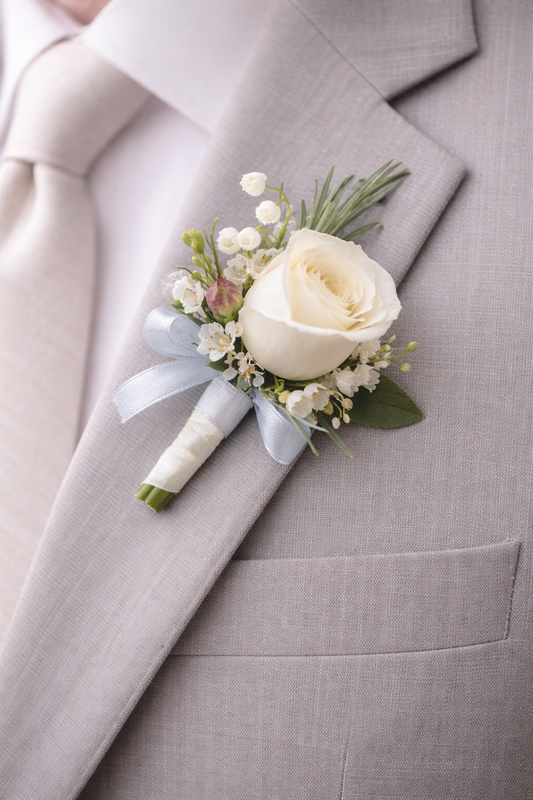 Sympathy Boutonnière | Funeral Flowers for Family