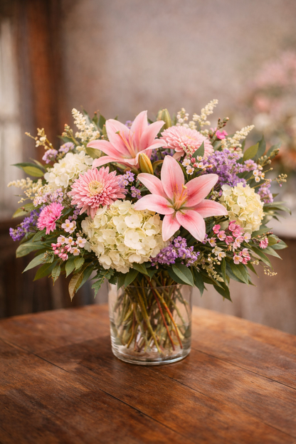 Love in Bloom - No Rose Valentine Arrangement