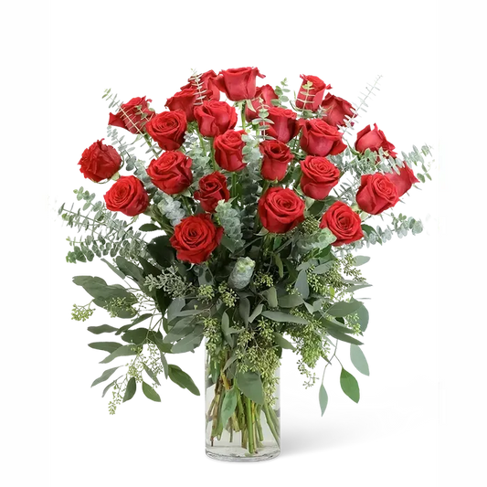 Two Dozen Premium Long Stem Roses - Endless Love 💗