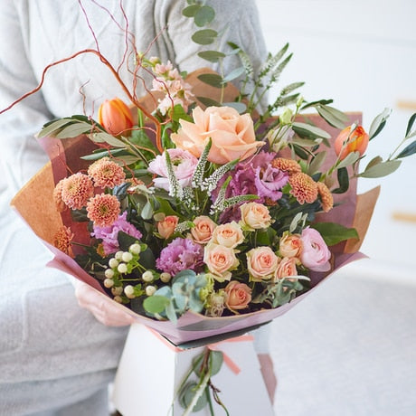 #6. Smitten - Hand-Wrapped Valentine's Day Bouquet